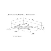 Душевой поддон Aquanet GL180 120x80 L левый 00265566