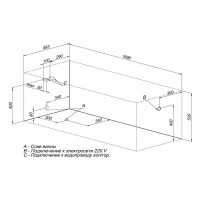 Акриловая ванна на каркасе Aquanet Extra 170х70 00205482