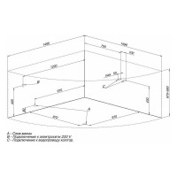 Акриловая ванна Aquanet Malta 150х150 00204003