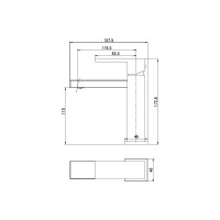 Смеситель Aquanet Blanco 00261816