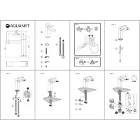 Смеситель Aquanet Blanco 00261816
