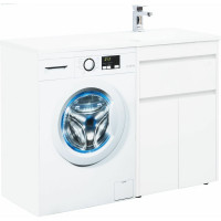 Тумба Aquanet Токио 58 напольная 1 ящик, 2 фасада, белый глянец 00237745