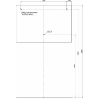 Зеркало Aquanet Гласс 00274009