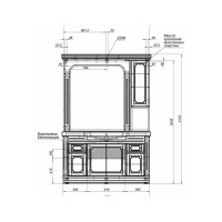 Зеркало Aquanet Фредерика 00171012