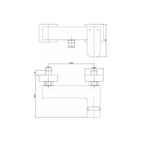 Смеситель Aquanet Cubic 00187231
