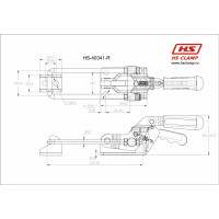 Стягивающий зажим HS CLAMP HS-40341-R