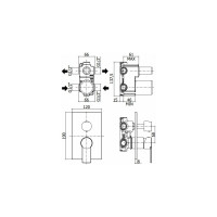 Смеситель Paffoni Tango 00243931 TA018CR/М