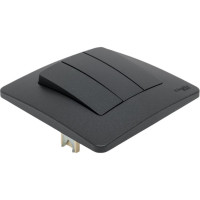 3-клавишный выключатель Systeme Electric Blanca внутренний, Антрацит, 10А, 250B SE BLNVS100506