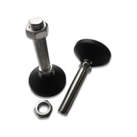 Шарнирная регулируемая опора UnitMC 80хМ20х100 (основание PA66, винт сталь) 400201 80xM20x100