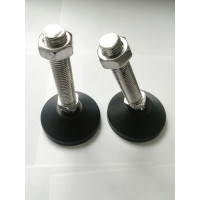 Шарнирная регулируемая опора UnitMC 80хМ20х100 (основание PA66, винт сталь) 400201 80xM20x100