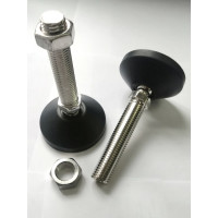 Шарнирная регулируемая опора UnitMC 80хМ20х100 (основание PA66, винт сталь) 400201 80xM20x100