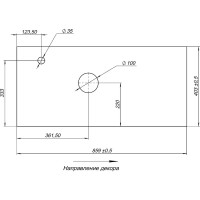 Комплект столешница Aquanet с полкой для Nova Lite LOFT 90 L АВ01 00261853