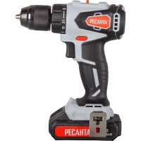 Аккумуляторная дрель-шуруповерт Ресанта ДА-20-2ЛК-Б 75/14/10