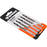 Пилки для электролобзика (5 шт; HCS EU 75x2.5 мм; T-101В; по дереву/ламинату; точный рез) ЕРМАК 664-313