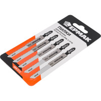 Пилки для электролобзика (5 шт; HCS EU 75x2.5 мм; T-101В; по дереву/ламинату; точный рез) ЕРМАК 664-313