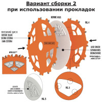 Диск пильный для пазов (2 шт; 203x30 мм; ATB+FLAT; Z=12) CMT 230.312.08M