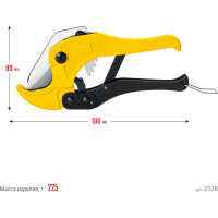 Высокоточный труборез по пластиковым трубам STAYER Master-42 до 42 мм 2338_z02