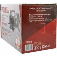 Поверхностный насос Ресанта ПСН-3600П 77/4/4