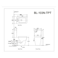 Чаша с сидением  LOGAN SLIMSEAT L2C Soft Close 00261952