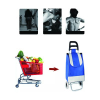 Синяя сумка-тележка ZDK 371548