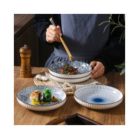 Тарелка ZDK Kitchen, Japanese Collection, цвет голубой, 17,5 см цветы 371592