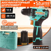 Аккумуляторный шуруповерт Sturm CD3514BL