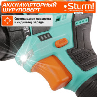 Аккумуляторный шуруповерт Sturm CD3514BL