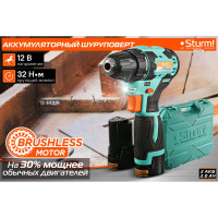 Аккумуляторный шуруповерт Sturm CD3512BL