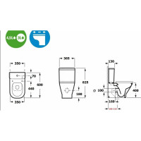 Чаша с сидением Aquanet Soft Close -SLIMSEAT для напольного унитаза с Rimless FINE-C 00273786