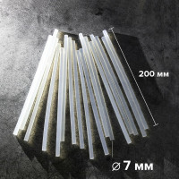 Клеевые стержни (12 шт; 7х200 мм; прозрачные) BRAUBERG 670292