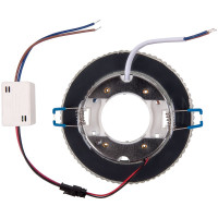 Встраиваемый светильник General Lighting Systems с подсветкой GX53, 123х42мм, модерн малахит, IP20 GCL-GX53-H38-BL-2 661254