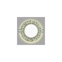 Встраиваемый светильник General Lighting Systems с подсветкой GX53, 123х45мм, бабочки, IP20 GCL-GX53-H38-BL-1 661147