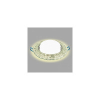 Встраиваемый светильник General Lighting Systems с подсветкой GX53, 123х45мм, бабочки, IP20 GCL-GX53-H38-BL-1 661147
