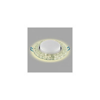 Встраиваемый светильник General Lighting Systems с подсветкой GX53, 123х45мм, бабочки, IP20 GCL-GX53-H38-BL-1 661147