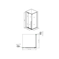 Душевой уголок ALLEN BRAU Fantasy 100x100 3.11002-00 00264971