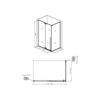 Душевой уголок ALLEN BRAU Fantasy 140x90 3.11004-00 00264973
