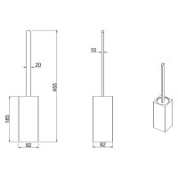 Ершик для унитаза ALLEN BRAU Infinity 6.21009-00 00265483