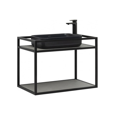 Подвесная консоль под раковину ALLEN BRAU Liberty 75 1.33001.BB черный 00274332