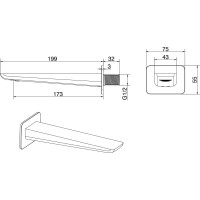 Излив ALLEN BRAU Infinity 5.21020-31 00265515
