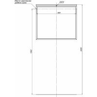 Зеркало ALLEN BRAU Priority 1.31016.03 90 латунь браш 00274615
