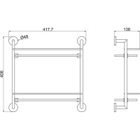 Полочка ALLEN BRAU Priority 6.31015-BN 00265433