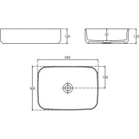 Раковина ALLEN BRAU Fantasy 50 4.11021.TP коричневый 00269490