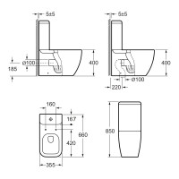 Чаша напольного унитаза ALLEN BRAU Infinity 4.21001.20 00279251