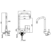 Смеситель для кухни ALLEN BRAU Fenster 5.60003-00 хром 00280708