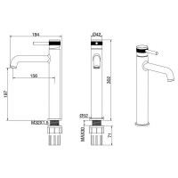 Смеситель для раковины ALLEN BRAU Priority 5.31002-00 00265350