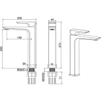 Смеситель для раковины ALLEN BRAU Infinity 5.21002-31 00265438