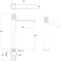 Смеситель для раковины ALLEN BRAU Liberty 5.33002-00 хром 00280693