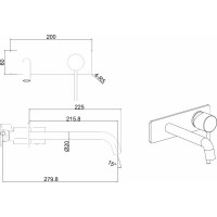 Смеситель для раковины ALLEN BRAU Glotity 5.51004-00 хром 00280703