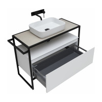 Тумба под раковину ALLEN BRAU Priority 1.31003.WM 100 white matt 00274302