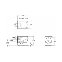Подвесной унитаз ALLEN BRAU Liberty 4.33004.20 00279260